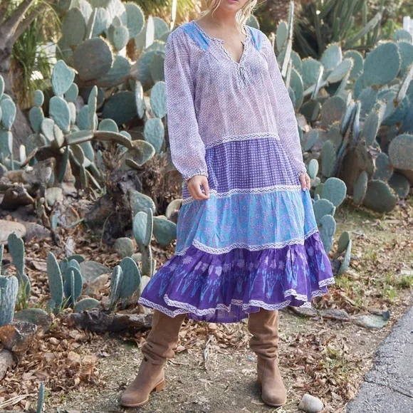 Blue Boheme | Dresses | Blue Boheme Long Dress Purple Ml | Poshmark